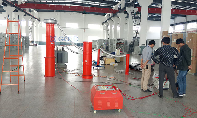 Sistema de prueba de resonancia de CA Serie de frecuencia variable GDXZ