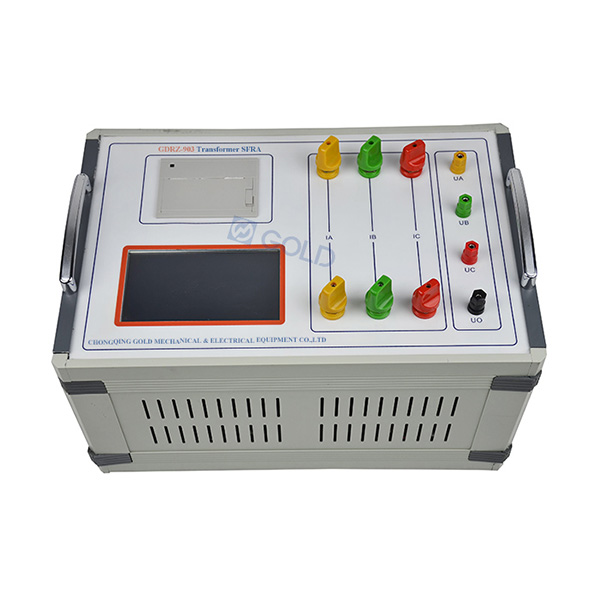 Analizador de respuesta de frecuencia de barrido de transformador GDRZ-903 (SFRA e impedancia de cortocircuito de bajo voltaje)