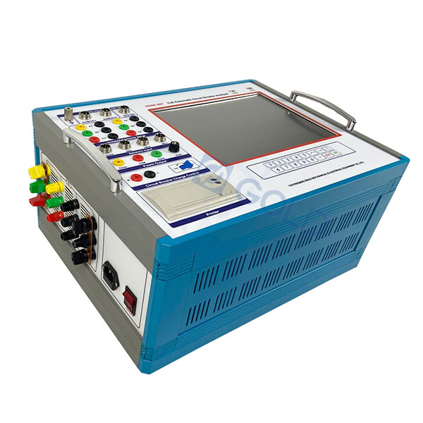 GDGK-307 Probador de resistencia de contacto dinámico del interruptor del analizador de disyuntores completamente automático