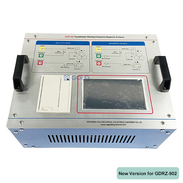 Analizador de respuesta de frecuencia de barrido de transformador GDRZ-902 SFRA, Tester de deformación de devolución de transformador IEC60076-18